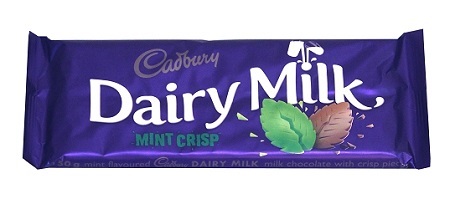 Cadbury Dairy Milk Mint Crisp Cadbury Dairy Milk Mint Crisp
